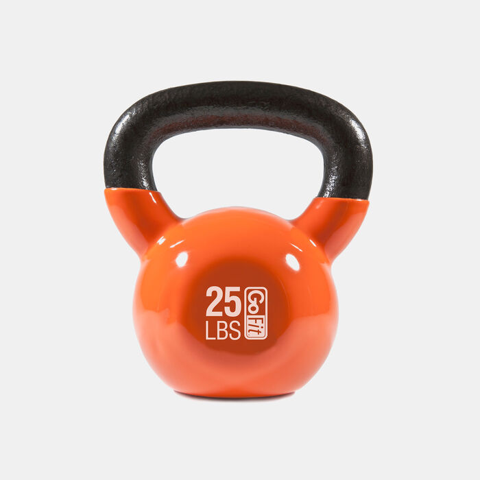GoFit Kettlebell - 25lbs (Approx 11.3kg) Orange image number 0