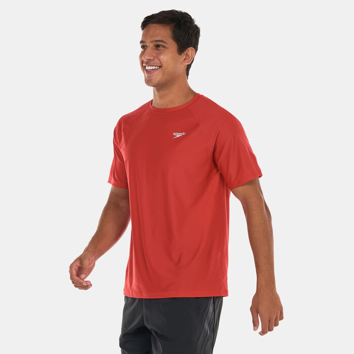 Speedo Men's Essential Swim T-Shirt Red image number 0