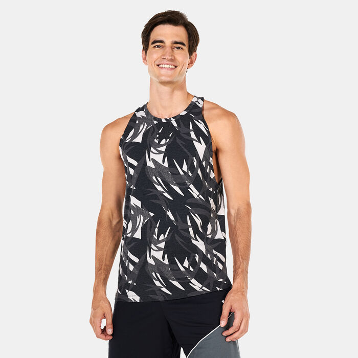 Under Armour Men's UA Baseline Printed Tank Top Black Under Armour Men's UA Baseline Printed Tank Top Black image number 0