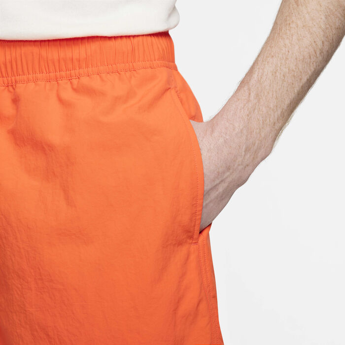 Nike Men's Club Fleece Flow Shorts Orange Nike Men's Club Fleece Flow Shorts Orange image number 3