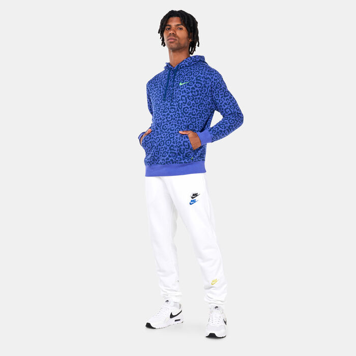 Nike Men's Sportswear Club Brazil Hoodie Blue Nike Men's Sportswear Club Brazil Hoodie Blue image number 2