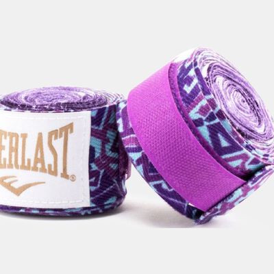 Everlast Printed Boxing Hand Wraps Purple