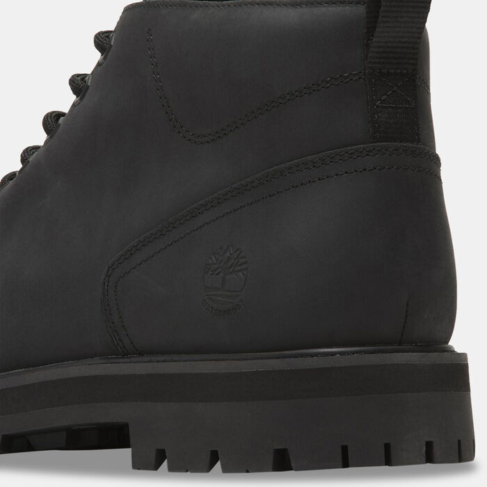 Timberland Men's Britton Road Mid Waterproof Chukka Boots Black image number 5