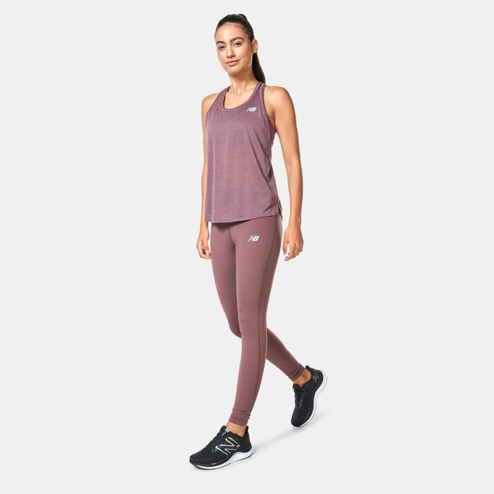 New Balance Women's Athletics Running Tank Top Red New Balance Women's Athletics Running Tank Top Red image number 4
