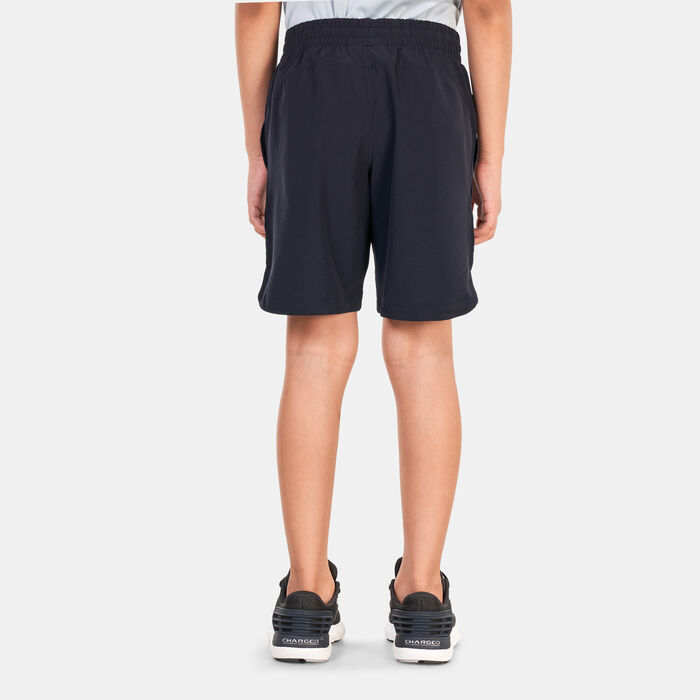 Under Armour Kids' Project Rock Woven Shorts Black image number 2