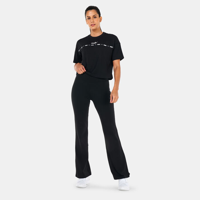 PUMA Women's Day in Motion Flare Leggings Black PUMA Women's Day in Motion Flare Leggings Black image number 2