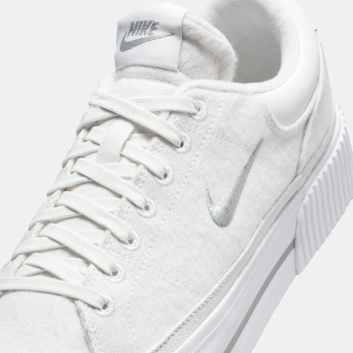 Nike Women's Court Legacy Lift Shoes White Nike Women's Court Legacy Lift Shoes White image number 4