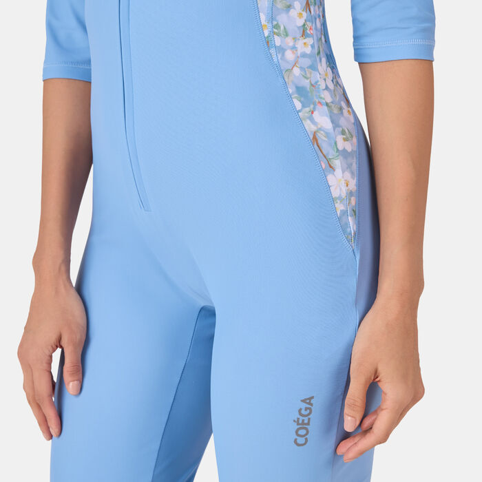 COEGA Womens SlimKini 3/4 Swimsuit Blue image number 2