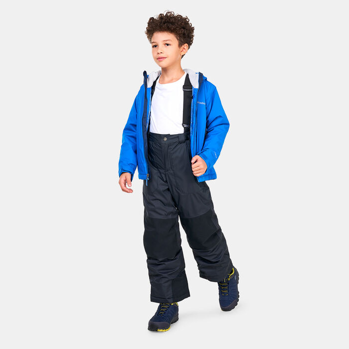 Columbia Kids' Powder Turner™ Suspender Pants Black image number 2