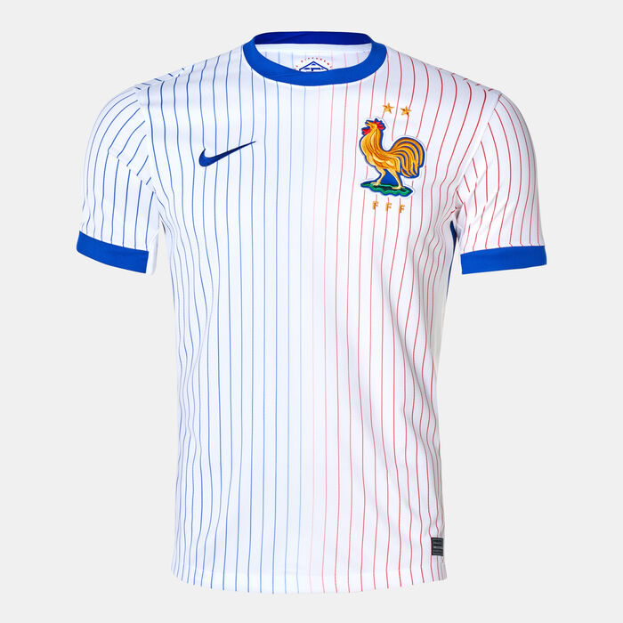 Nike Men's France Dri-FIT ADV Away Football Jersey - 2024 White image number 4