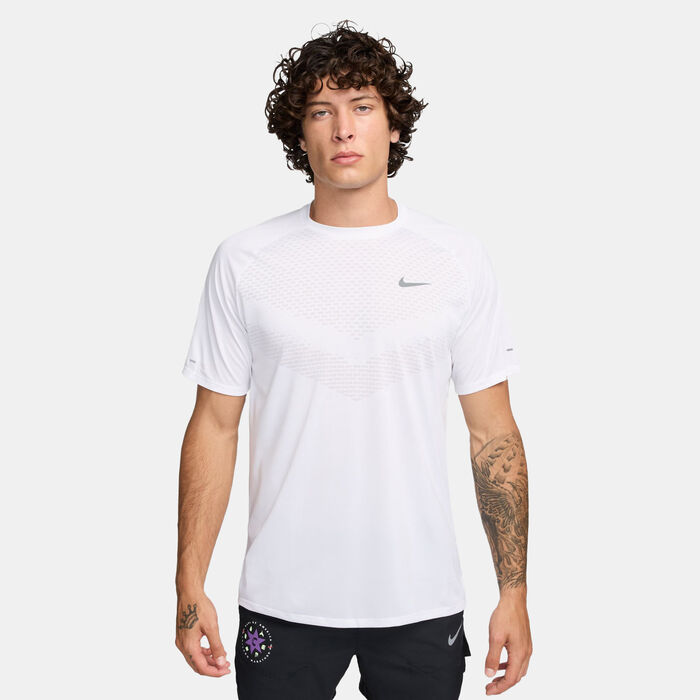 Nike Men's Stride Dri-FIT ADV Running Top White Nike Men's Stride Dri-FIT ADV Running Top White image number 0