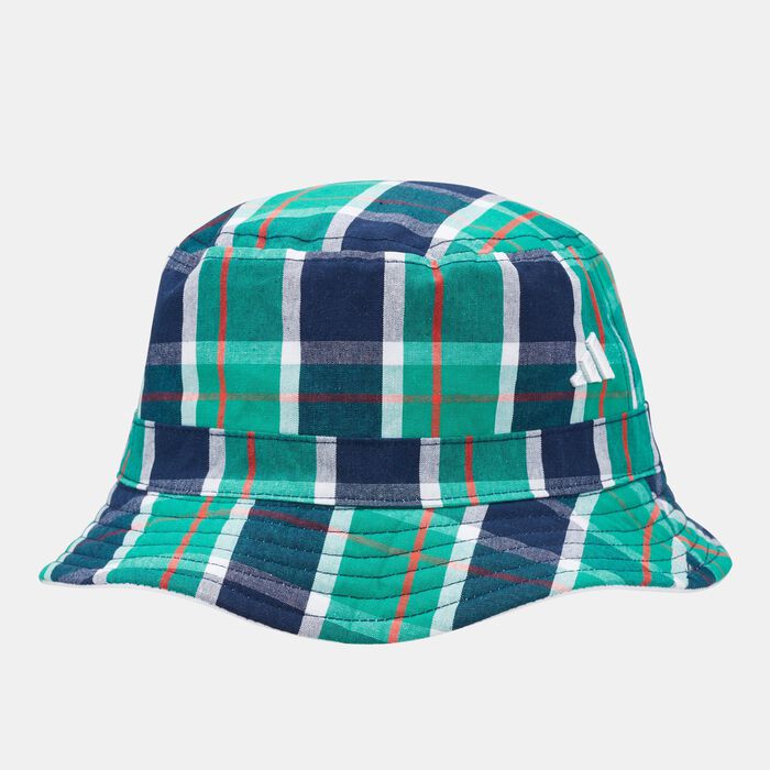 adidas Men's Plaid Reversible Golf Bucket Hat White adidas Men's Plaid Reversible Golf Bucket Hat White image number 2