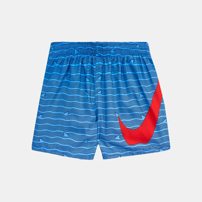 Nike Swim Kids' 4-inch Volley Shorts Red
