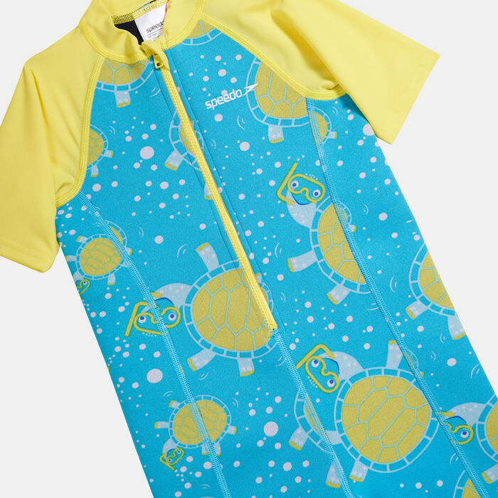 Speedo Kids' X Tommy Turtle Swimming Bodysuit Multi-Color image number 2