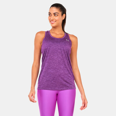 Under Armour Women's UA Tech™ Training Tank Top Purple Under Armour Women's UA Tech™ Training Tank Top Purple