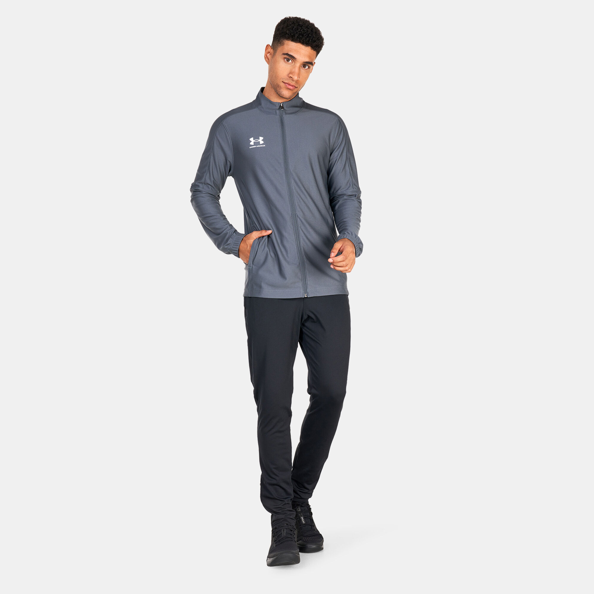 Men s Challenger Track Jacket Grey Under Armour in KSA SSS