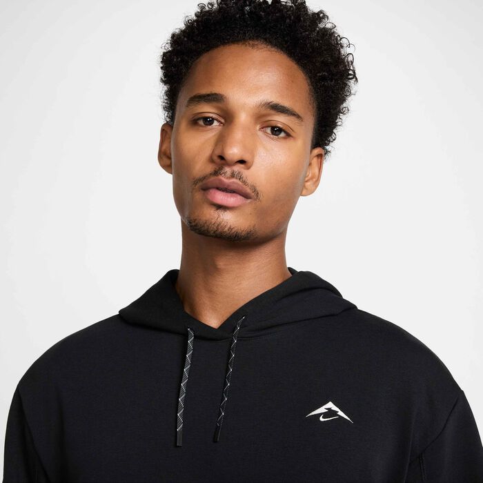 Nike Men's Trail Dri-FIT Magic Hour Running Hoodie Black Nike Men's Trail Dri-FIT Magic Hour Running Hoodie Black image number 2