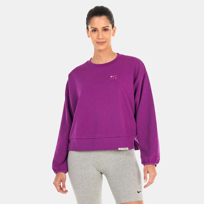 Nike Women's Dri-FIT Standard Issue Sweatshirt Purple image number 0