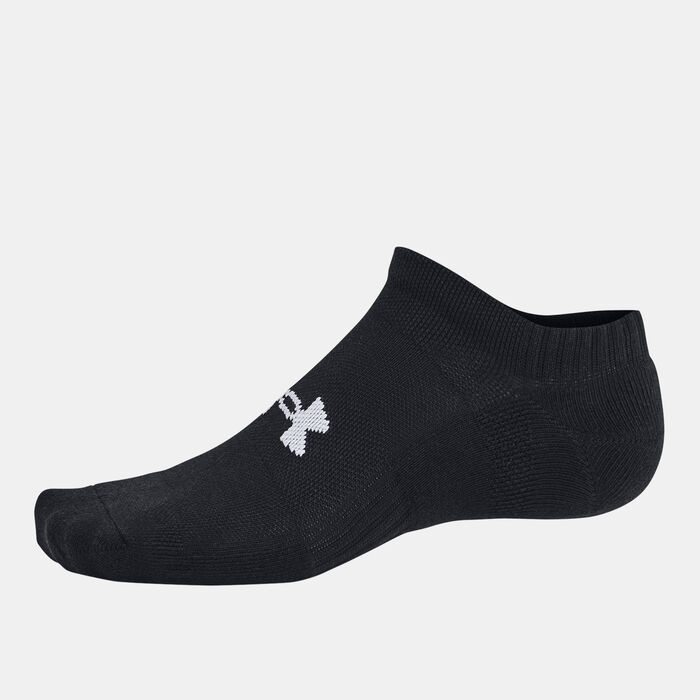 Under Armour Training Cotton No-Show Socks (3 Pairs) Black Under Armour Training Cotton No-Show Socks (3 Pairs) Black image number 0