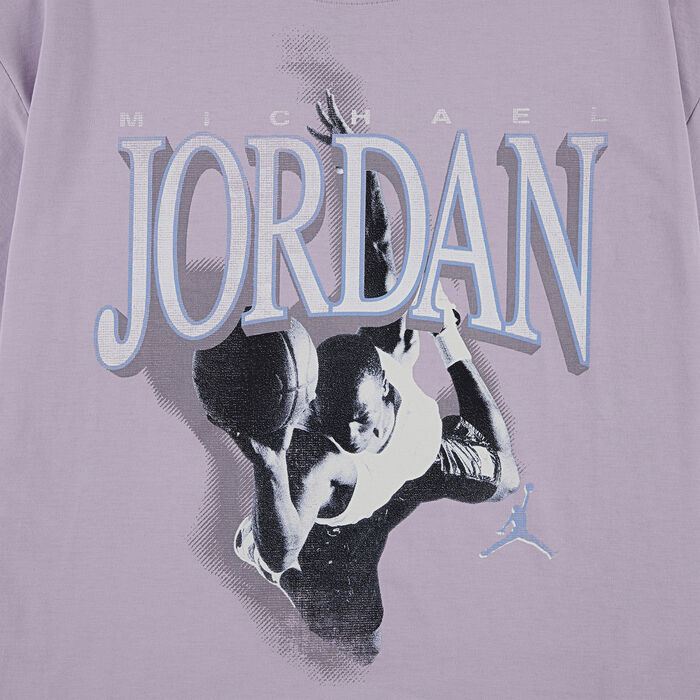 Nike Kids' MJ Soar T-Shirt Purple Nike Kids' MJ Soar T-Shirt Purple image number 2