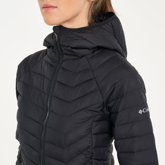 Columbia Women's Powder Lite™ Hooded Jacket Black Columbia Women's Powder Lite™ Hooded Jacket Black image number 3