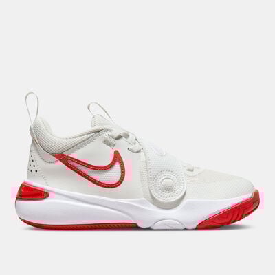 Nike Kids' Team Hustle D 11 Basketball Shoes White Nike Kids' Team Hustle D 11 Basketball Shoes White