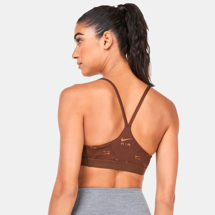 Nike Women's Air Dri-FIT Indy Sports Bra Brown Nike Women's Air Dri-FIT Indy Sports Bra Brown image number 1