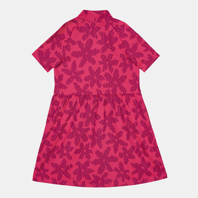 Nike Kids' Sportswear Allover Print Dress Pink