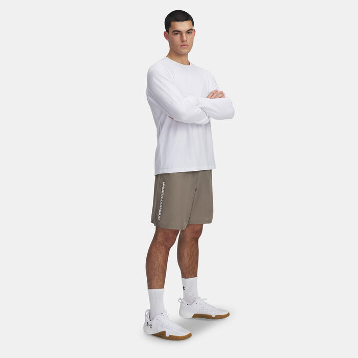 Under Armour Men's Tech Woven Wordmark Training Shorts Brown Under Armour Men's Tech Woven Wordmark Training Shorts Brown image number 2