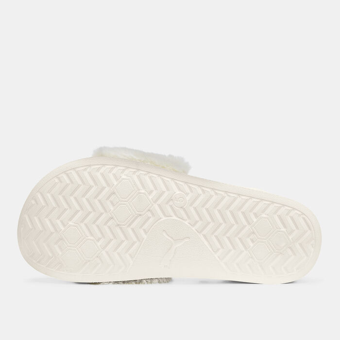 PUMA Women's Leadcat 2.0 Fuzz Slides yellow image number 4