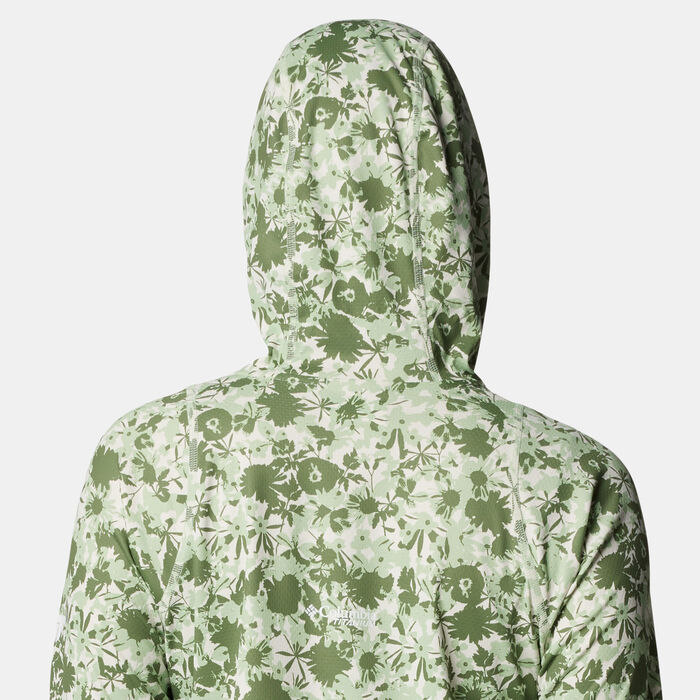 Columbia Women's Summit Valley Hiking Hoodie Green image number 4