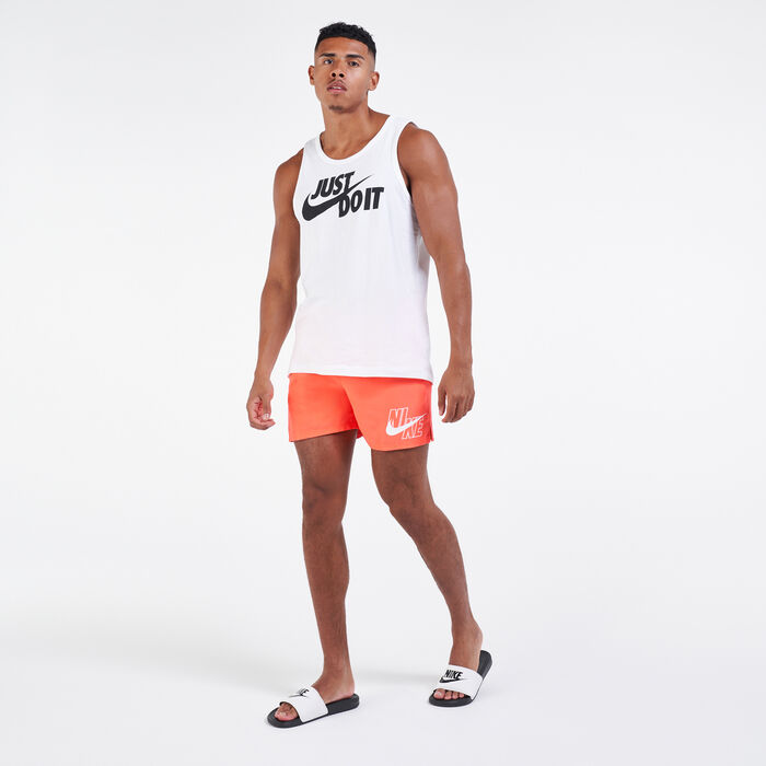 Nike Swim Men's 5-Inch Volley Swimming Shorts Red Nike Swim Men's 5-Inch Volley Swimming Shorts Red image number 2