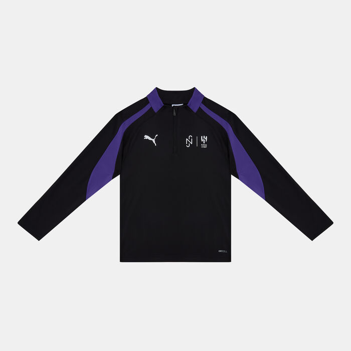 PUMA Kids' Neymar Jr. Al Hilal 1/4-Zip Football Training Top Purple PUMA Kids' Neymar Jr. Al Hilal 1/4-Zip Football Training Top Purple image number 0