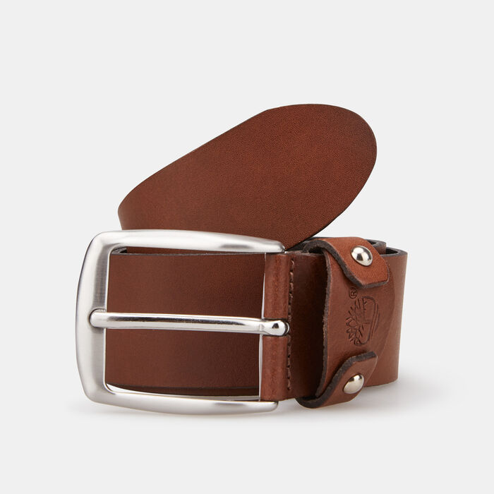 Timberland Men's Leather Belt Brown Timberland Men's Leather Belt Brown image number 0