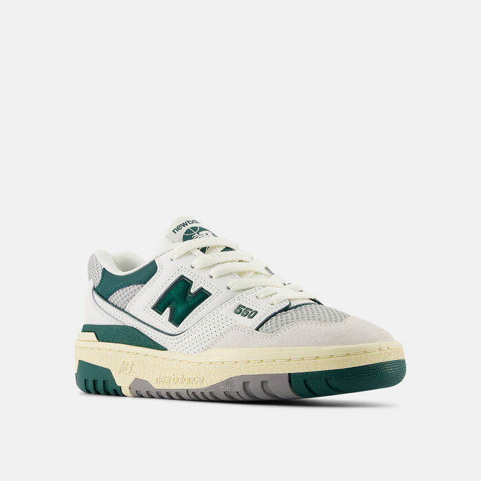 New Balance Kids' BB550 Shoes Green New Balance Kids' BB550 Shoes Green image number 1