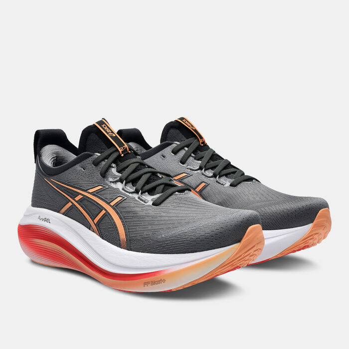 ASICS Men's GEL-NIMBUS 27 Running Shoes Grey image number 1