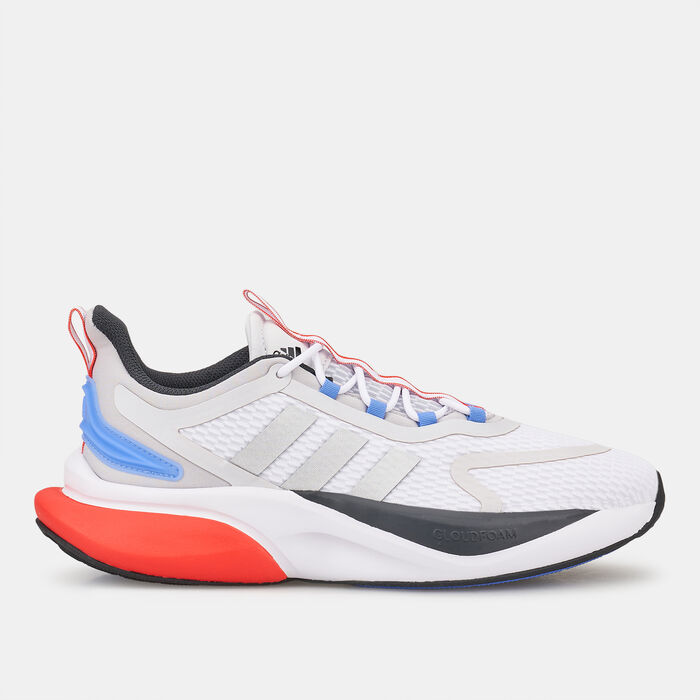 adidas Men's Alphabounce+ Bounce Shoes White adidas Men's Alphabounce+ Bounce Shoes White image number 0