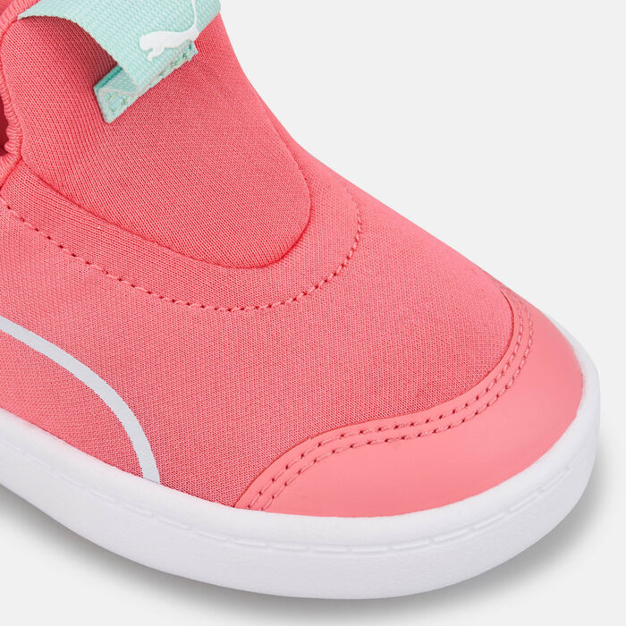 PUMA Kids' Courtflex V2 Slip-On Shoe (Baby and Toddler) Red PUMA Kids' Courtflex V2 Slip-On Shoe (Baby and Toddler) Red image number 4