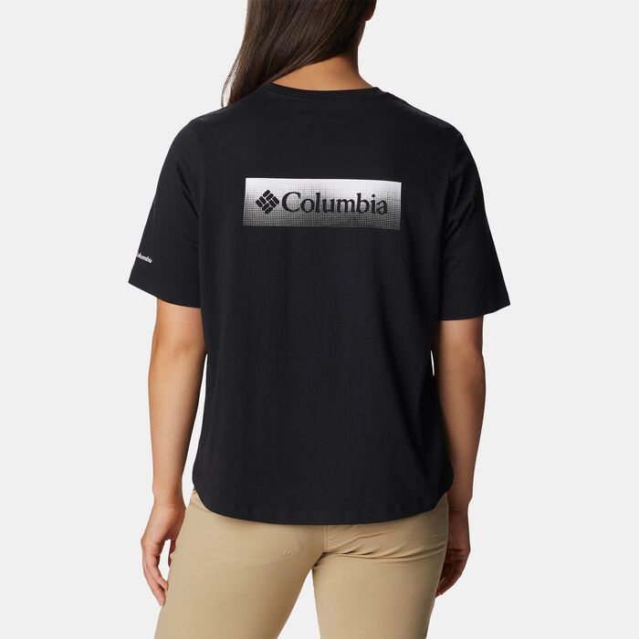 Columbia Women's North Cascades™ Relaxed T-Shirt Black Columbia Women's North Cascades™ Relaxed T-Shirt Black image number 1
