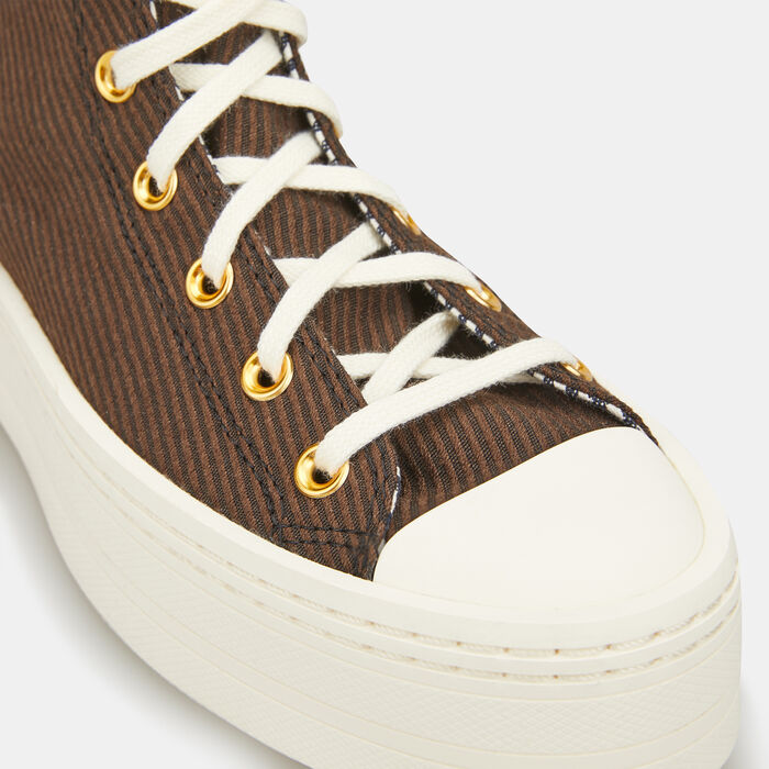 Converse Women's Chuck Taylor All Star Modern Lift Shoes Brown Converse Women's Chuck Taylor All Star Modern Lift Shoes Brown image number 5