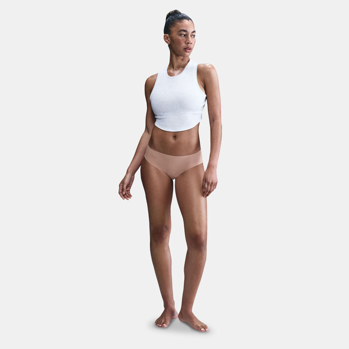 Nike Women's Brief Period Leak Protection Underwear Brown Nike Women's Brief Period Leak Protection Underwear Brown image number 7