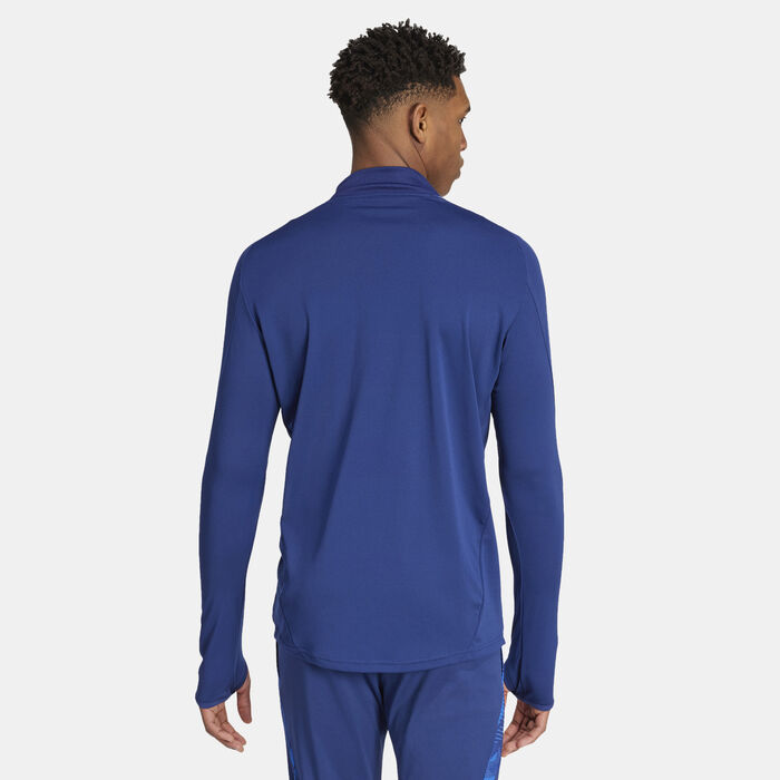 adidas Men's Italy Tiro 24 Competition Football Top Blue adidas Men's Italy Tiro 24 Competition Football Top Blue image number 1