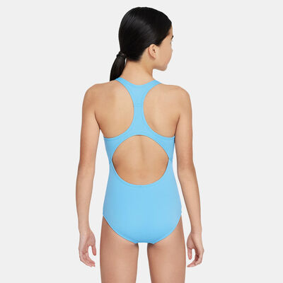 Nike Swim Kids' Racerback 1-Piece Swimsuit (Older Kids) Blue