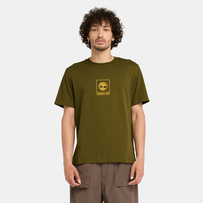Timberland Men's Stack Camo T-Shirt Green