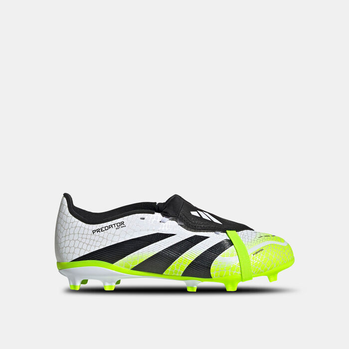 adidas Kids' Predator League Fold-Over Tongue Firm/Multi-Ground Football Shoes White image number 0