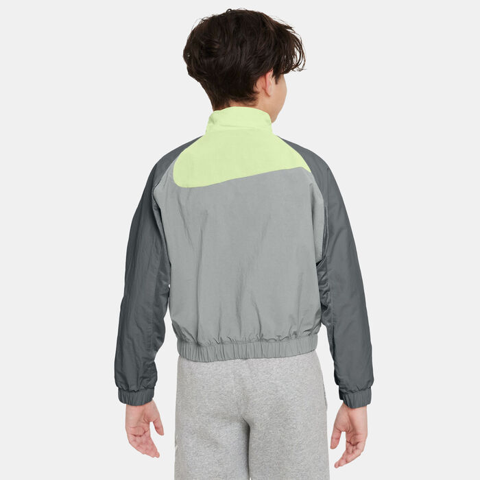 Nike Kids' Sportswear Amplify Full-Zip Jacket (Older Kids) Grey Nike Kids' Sportswear Amplify Full-Zip Jacket (Older Kids) Grey image number 1