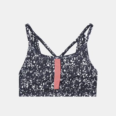 Nike Kids' Dri-FIT Indy Icon Clash Allover Print Sports Bra (Older Kids) Black Nike Kids' Dri-FIT Indy Icon Clash Allover Print Sports Bra (Older Kids) Black