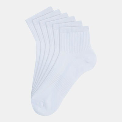 Sun and Sand Sports Men's Cotton Crew Socks White Sun and Sand Sports Men's Cotton Crew Socks White