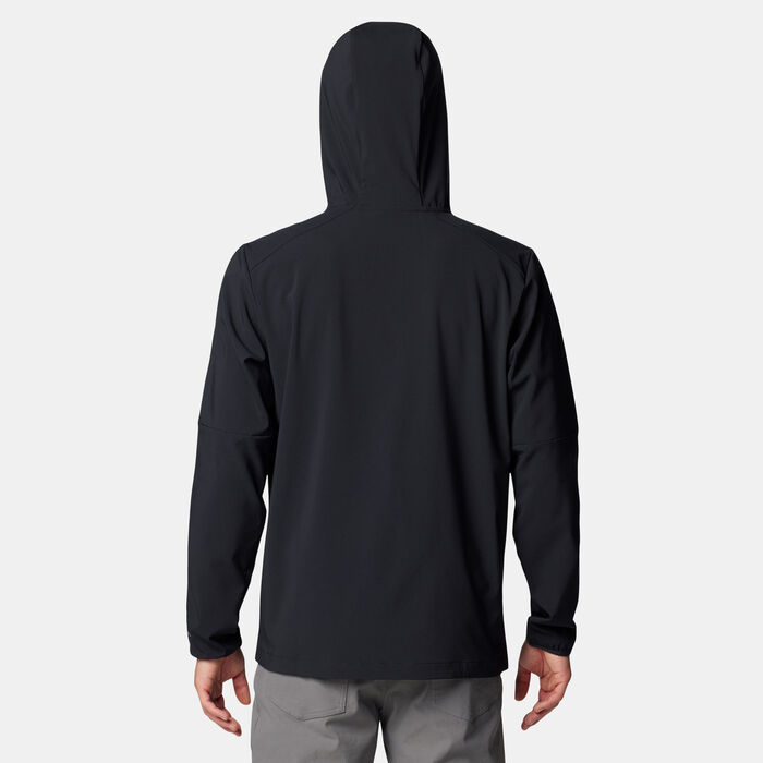 Columbia Men's Tech Softshell Hoodie Black Columbia Men's Tech Softshell Hoodie Black image number 1