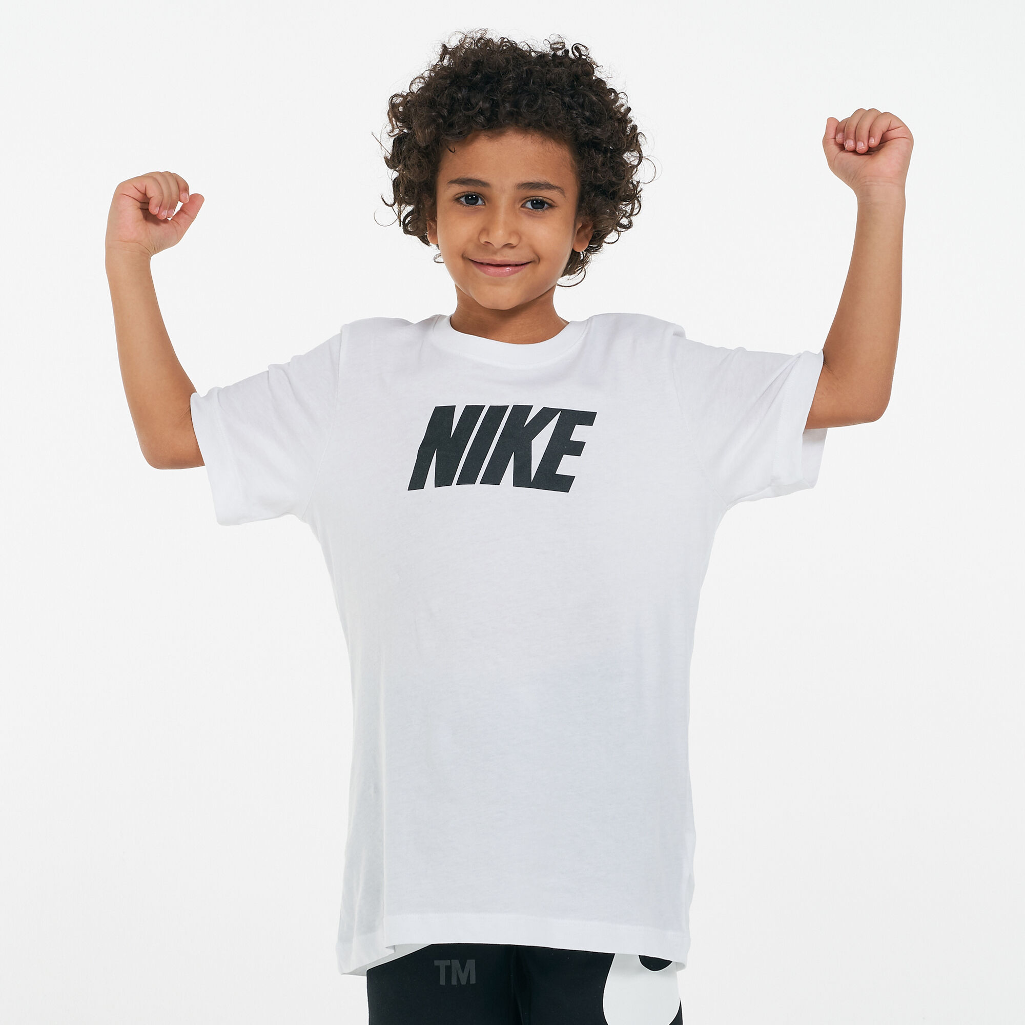 Buy Nike Kids Sportswear Block T Shirt White in KSA SSS